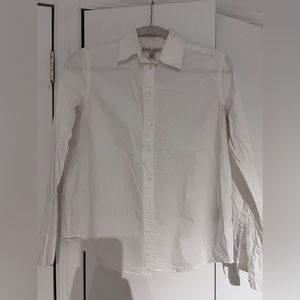 Classic White Button Down - Women’s (Banana Republic)